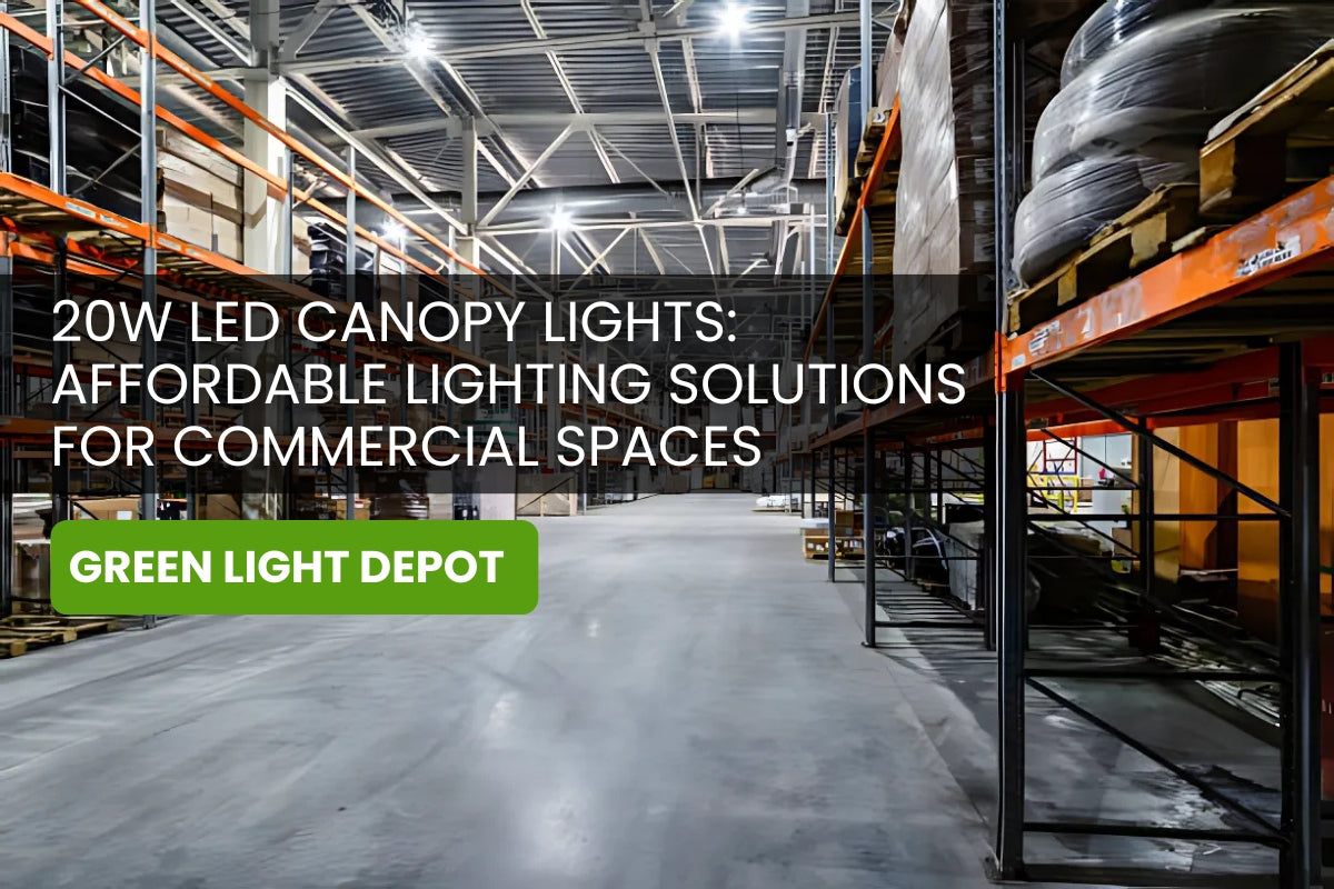 Sustainable 20W LED Canopy Lights: Affordable Lighting Solutions for Commercial Spaces