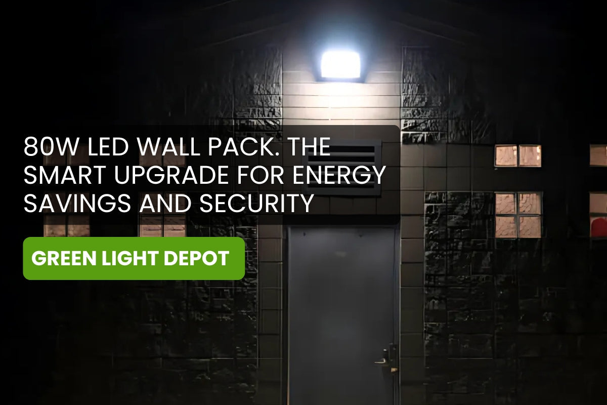 Flexible Outdoor Lighting with 80W LED Wall Pack – The Smart Upgrade for Energy Savings and Security