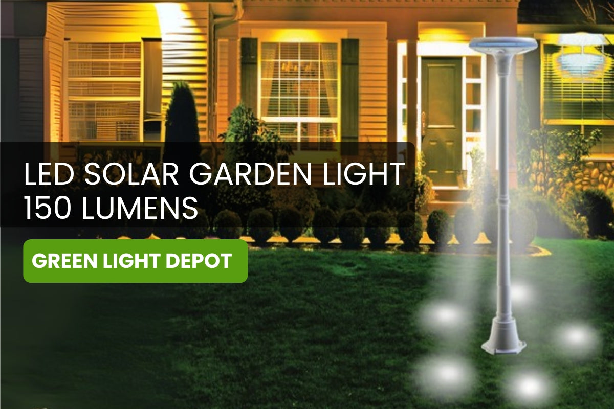 Charming Ambience with LED Solar Garden Light – 150 Lumens of Eco-Smart Brilliance
