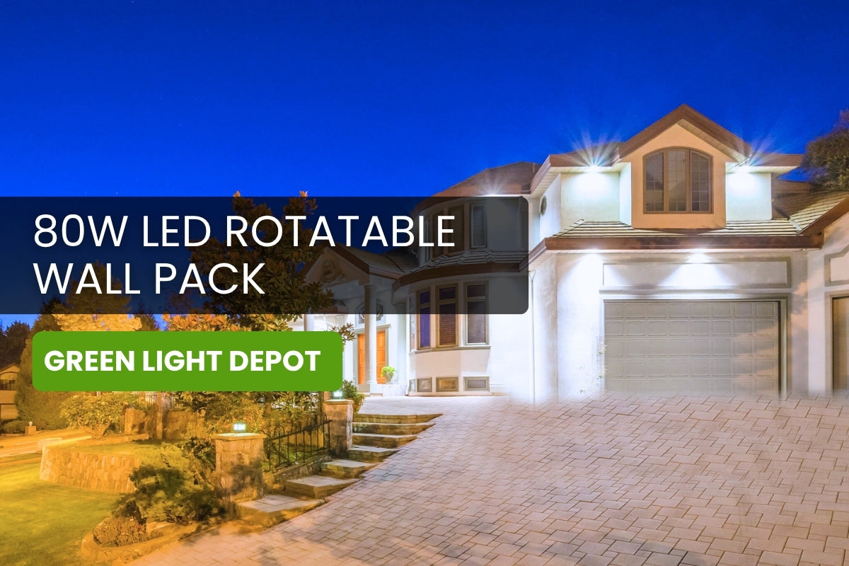 80W Rotatable LED – Perfect Angles, Total Lighting Coverage