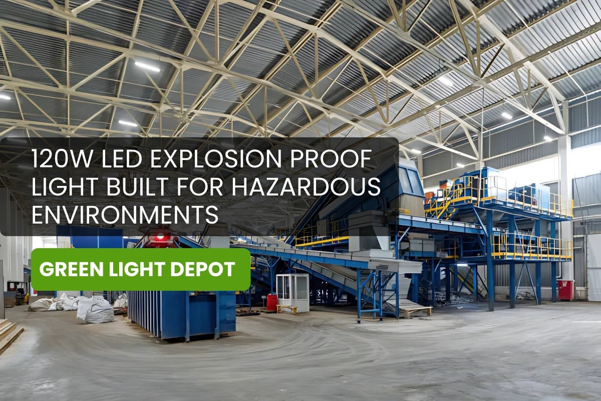 Heavy-Duty 120W LED Explosion Proof Light – Built for Hazardous Environments