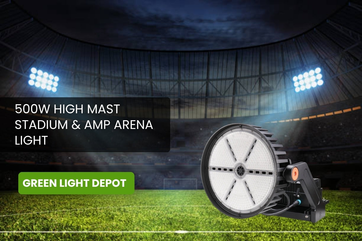 500W LED Stadium Light – High Mast Lighting Solution for Arenas and Large Outdoor Areas