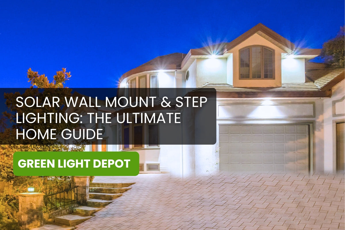 Light Up Your Outdoors: A Comparative Guide to Solar Wall Mount and Step Lighting