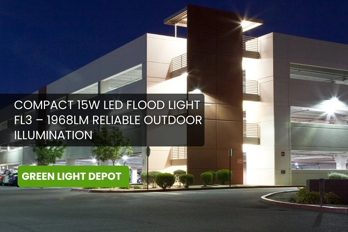 15W LED Flood Light – FL3 – 1968lm Reliable Outdoor Illumination