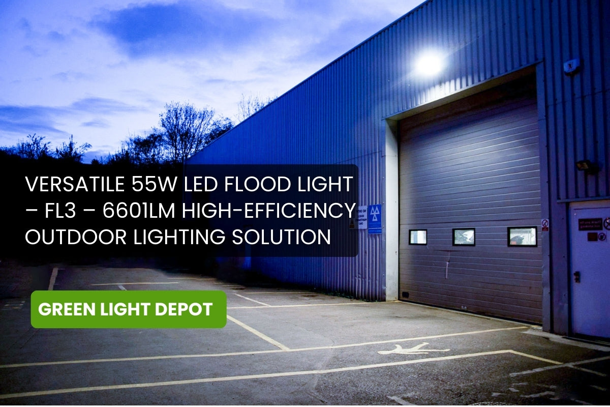 Versatile 55W LED Flood Light – FL3 – 6601lm High-Efficiency Outdoor Lighting Solution