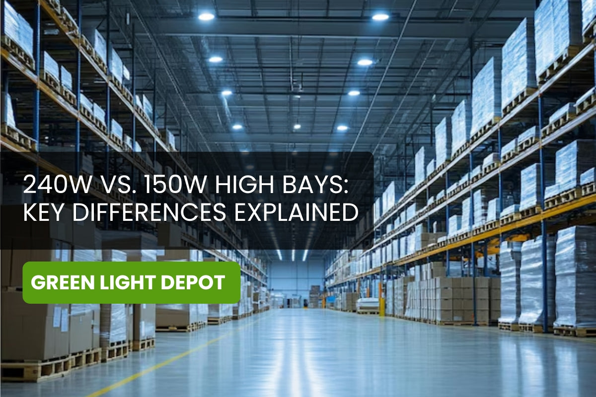 Lumens Unleashed: Understanding the Differences Between 240W and 150W High Bays