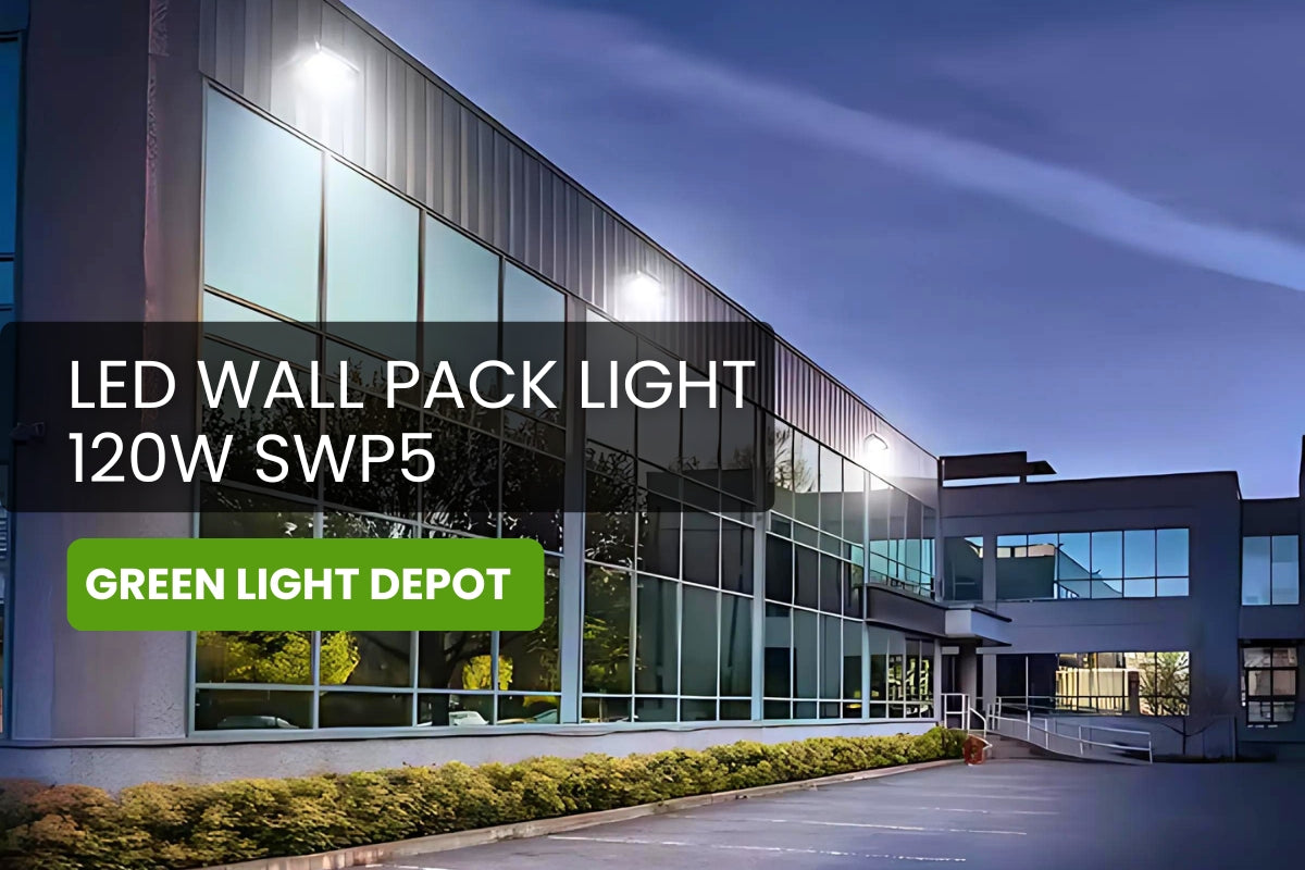 Bright & Efficient 120W LED Wall Pack – SWP5 Energy-Saving Solution