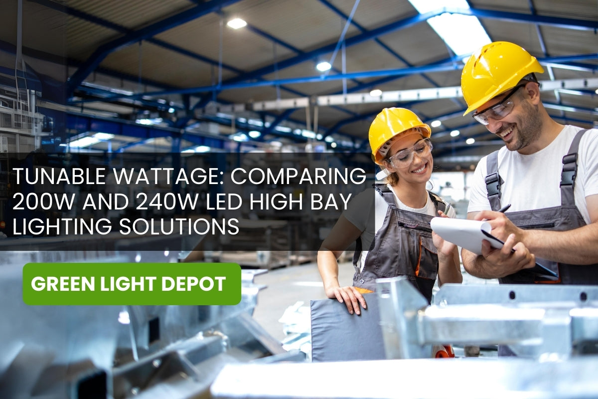 Tunable Wattage: Comparing 200W and 240W LED High Bay Lighting Solutions