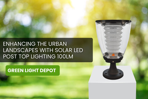 Enhance Urban Landscapes with Solar LED Post Top Lighting 100 Lm: Insights from Area Light Mounts Manufacturers