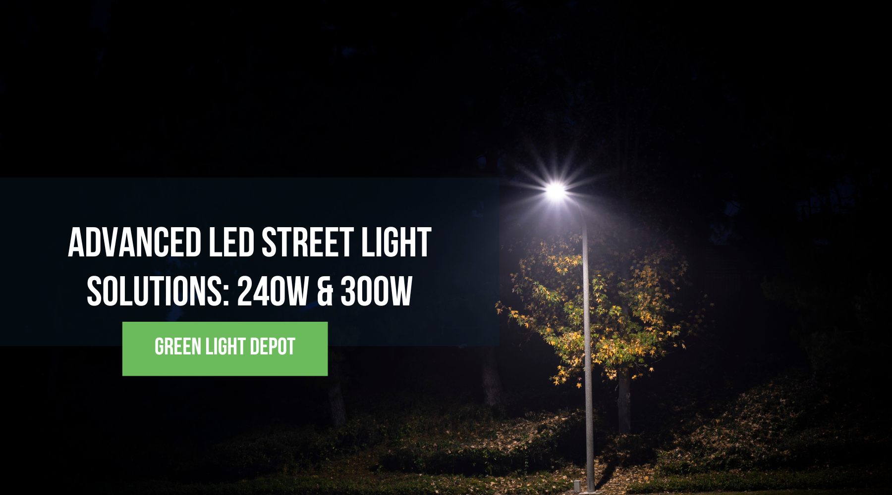 Advanced LED Street Light Solutions: 240W & 300W - Versatile Mounting Options by Greentek Energy Systems