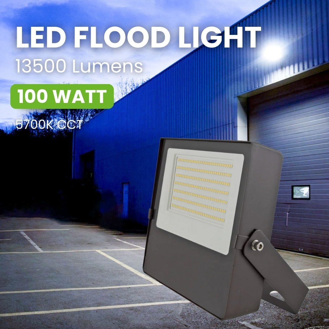 100W LED Flood Light | 13500LM LED Flood Mount Light In USA