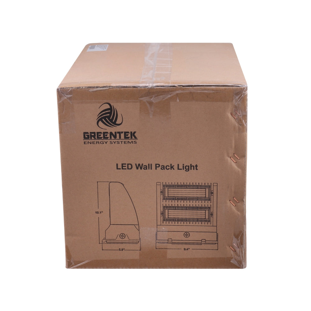 LED Rotatable Wall Pack w/ JBox- 80W - Tunable CCTs - RWP3 (UL+DLC)