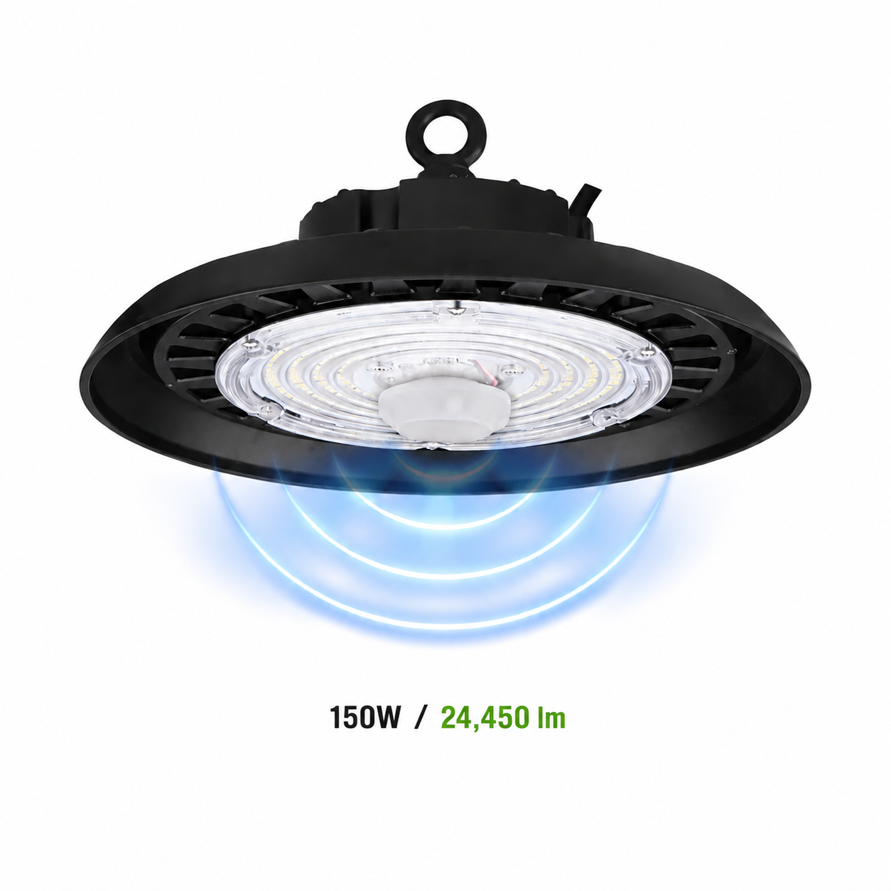 LED UFO High Bay - 100W/150W/200W - 4000K/5700K - UHBM - Motion Sensor - Hook Mount - UL + DLC 5.1 Premium