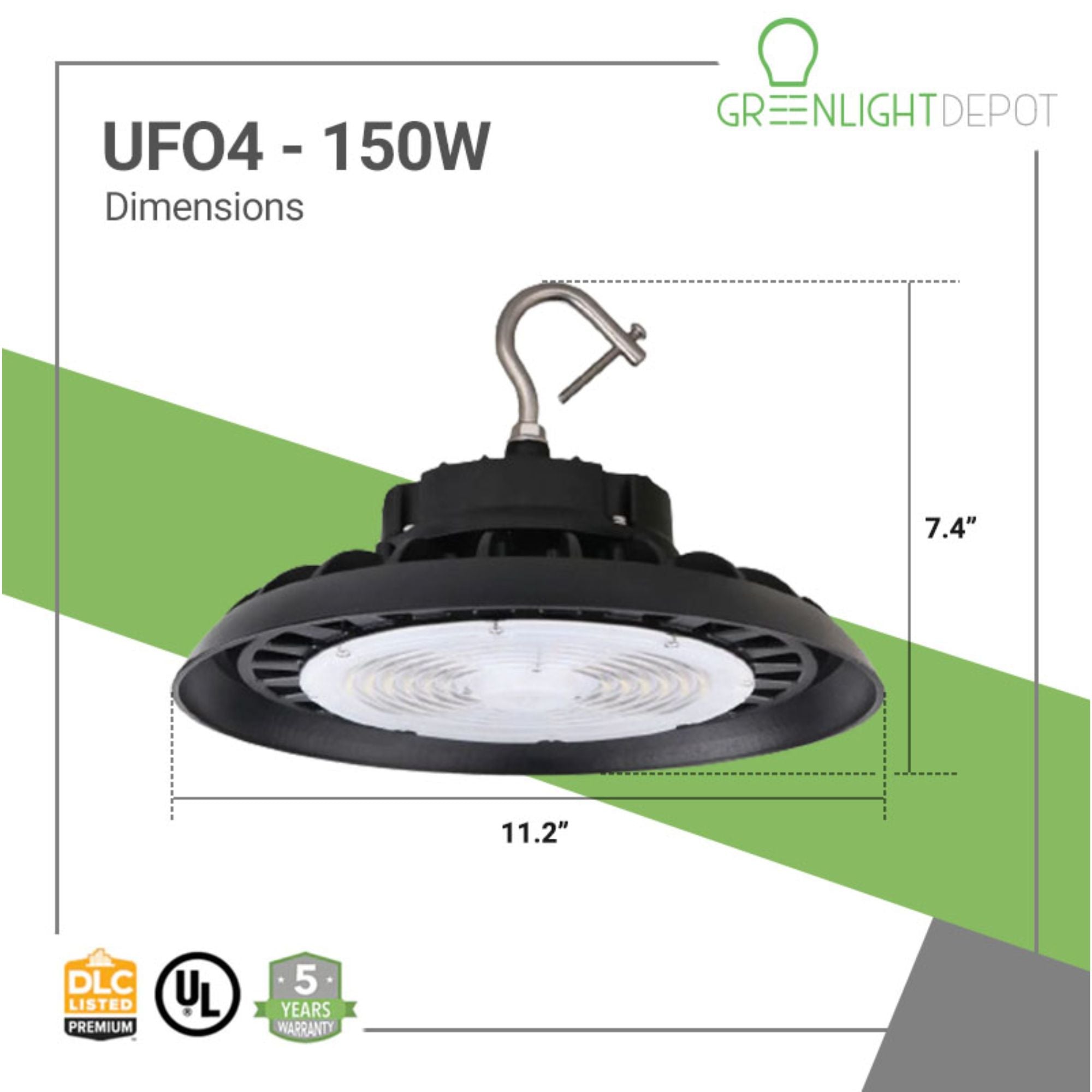 150 Watts LED UFO4 High Bay lights