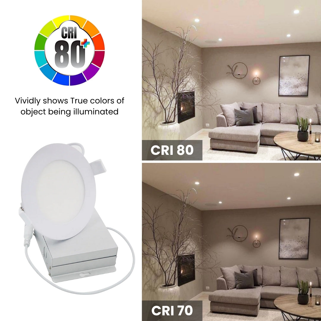 LED Downlight driver remote - 6inch - 12.5W - 800lm - CRI80 - Dimmable - ETL