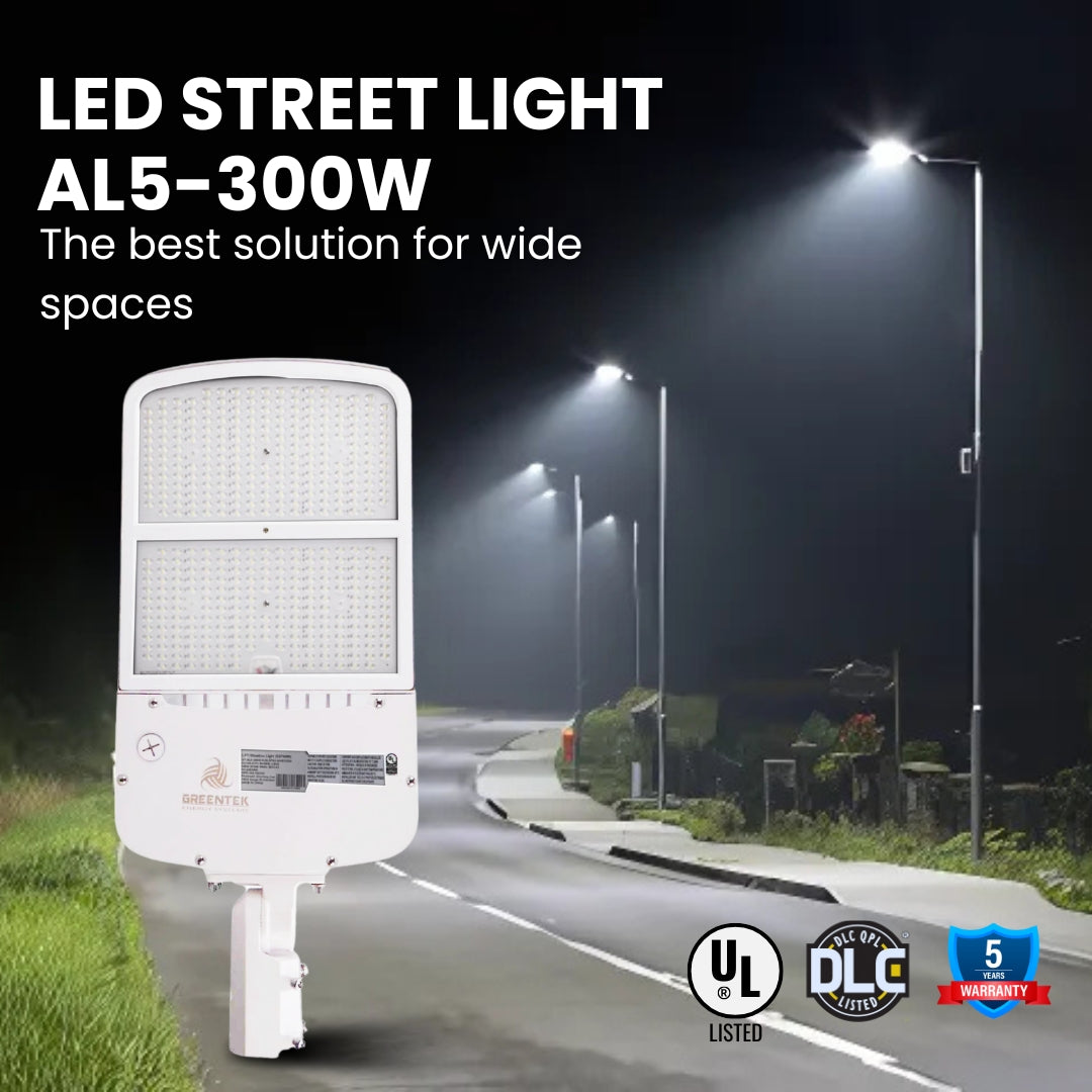 LED Street Light - 300W - 153 LM/W - CCT Tunable - Shorting Cap + 10KV Surge protection