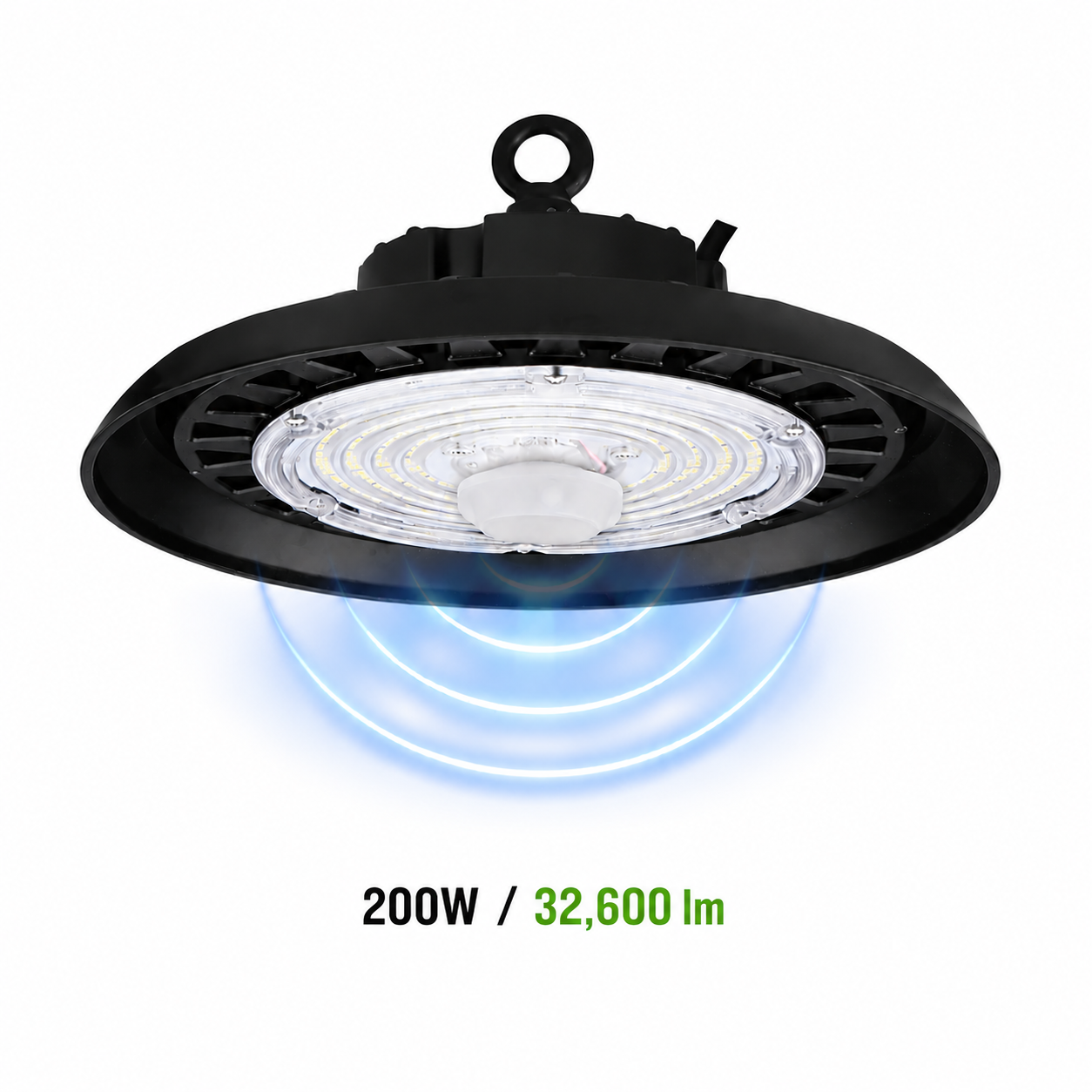LED UFO High Bay - 100W/150W/200W - 4000K/5700K - UHBM - Motion Sensor - Hook Mount - UL + DLC 5.1 Premium