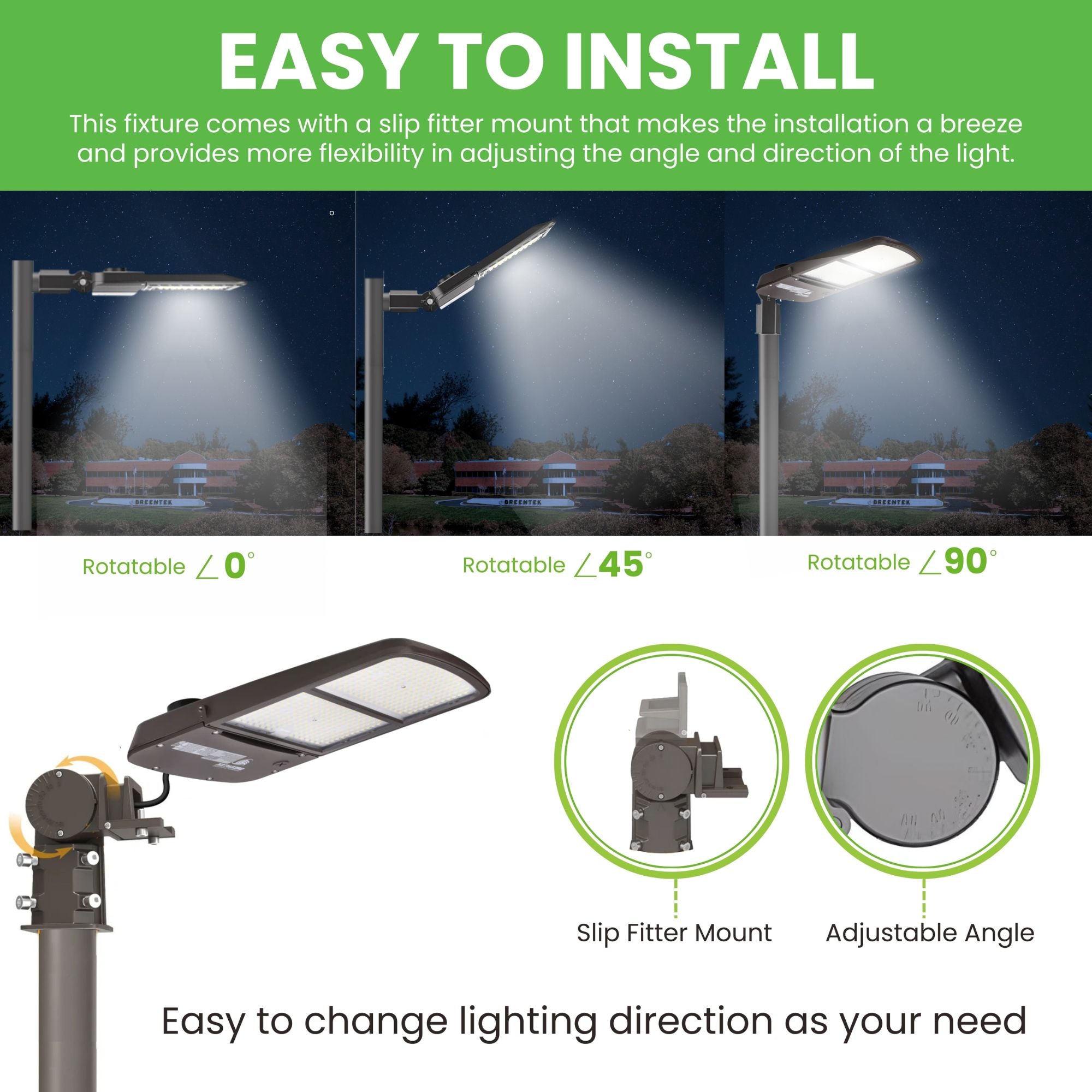 240W LED Street Light | 44,820 Lumens LED Street Light In USA