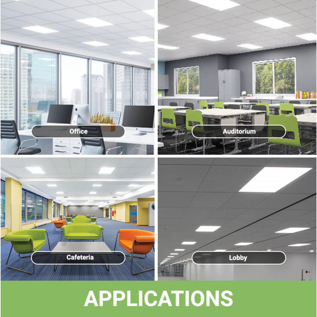 Led Light Between Panel 40W LED Panel Light | 2 x 2 40W Pack of 2 LED Backlit Panel In USA