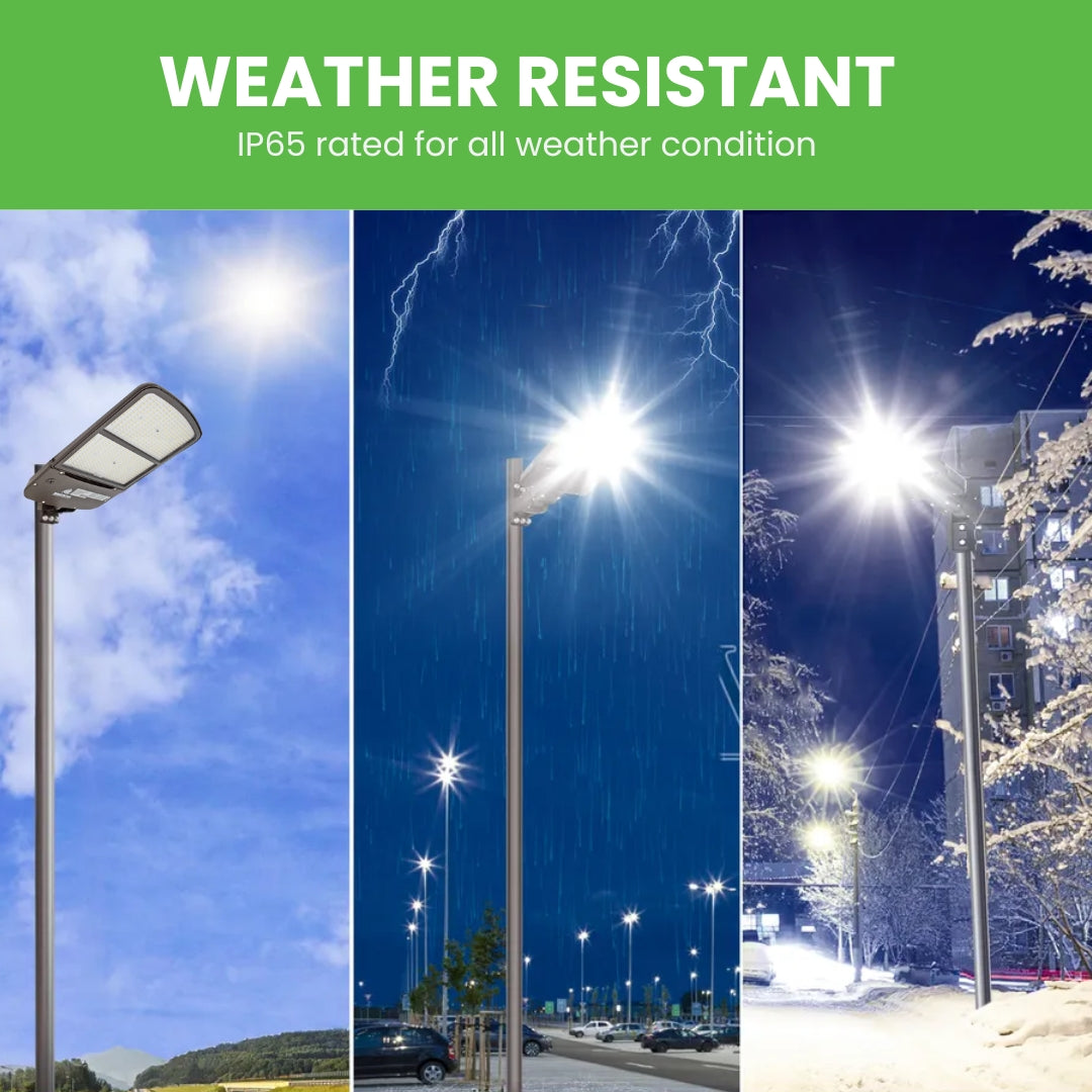 LED Street Light - 240W - 140 lm/w - CCT Tunable - Shorting Cap + 10KV Surge protection - Direct Mount - AL5 Series - UL+DLC 5.1