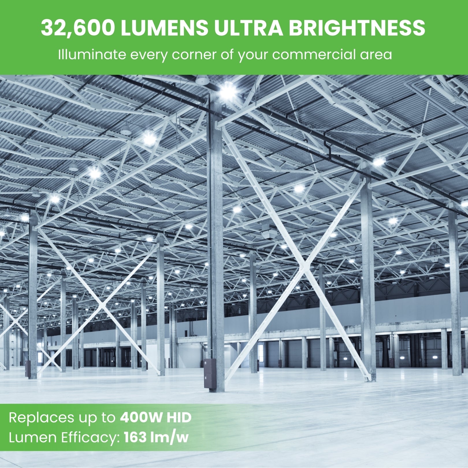 LED High Bay - 200W - 32,600 Lumens - Motion Sensor - UHBM - Hook Mount - UL+DLC5.1