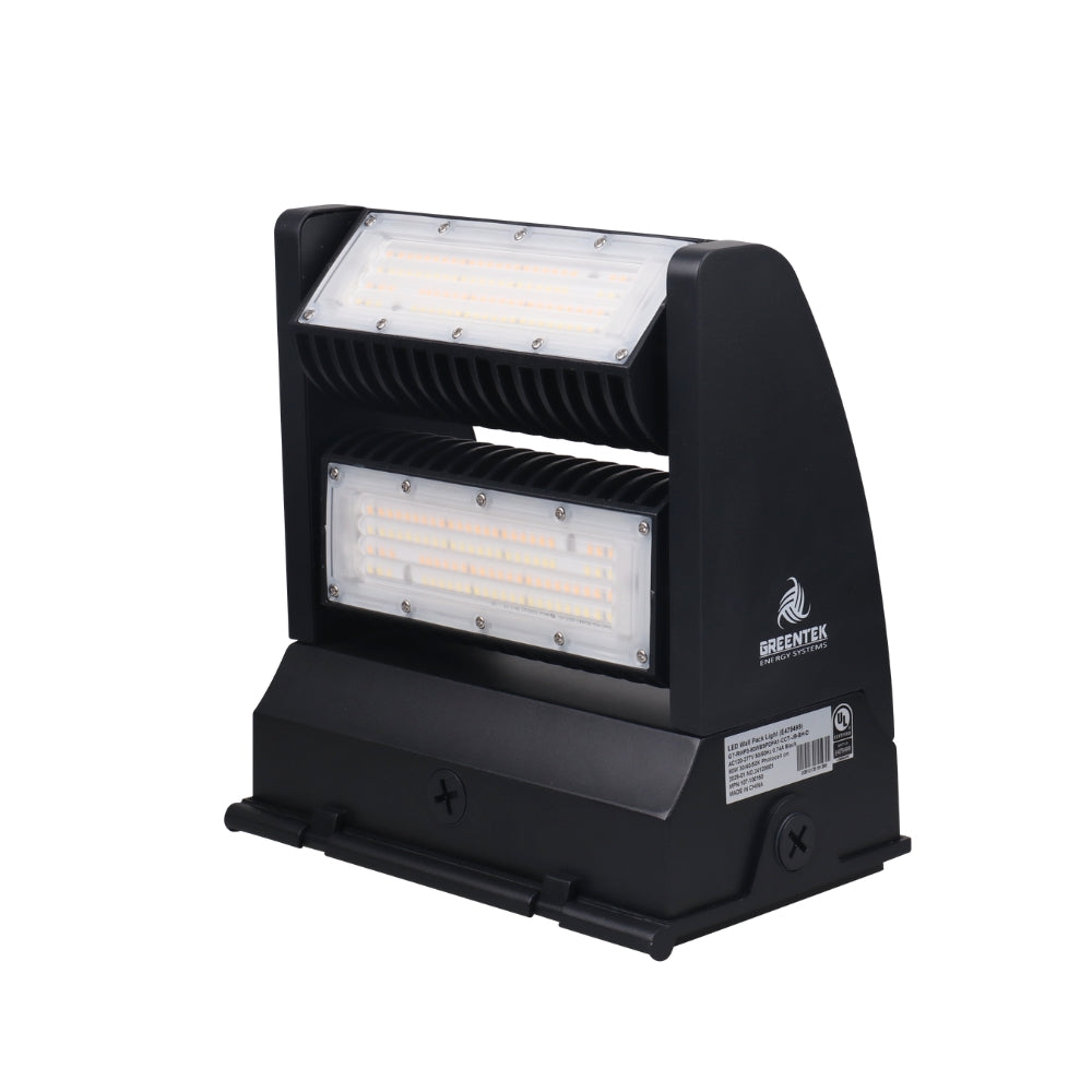 LED Rotatable Wall Pack w/ JBox- 80W - Tunable CCTs - RWP3 (UL+DLC)