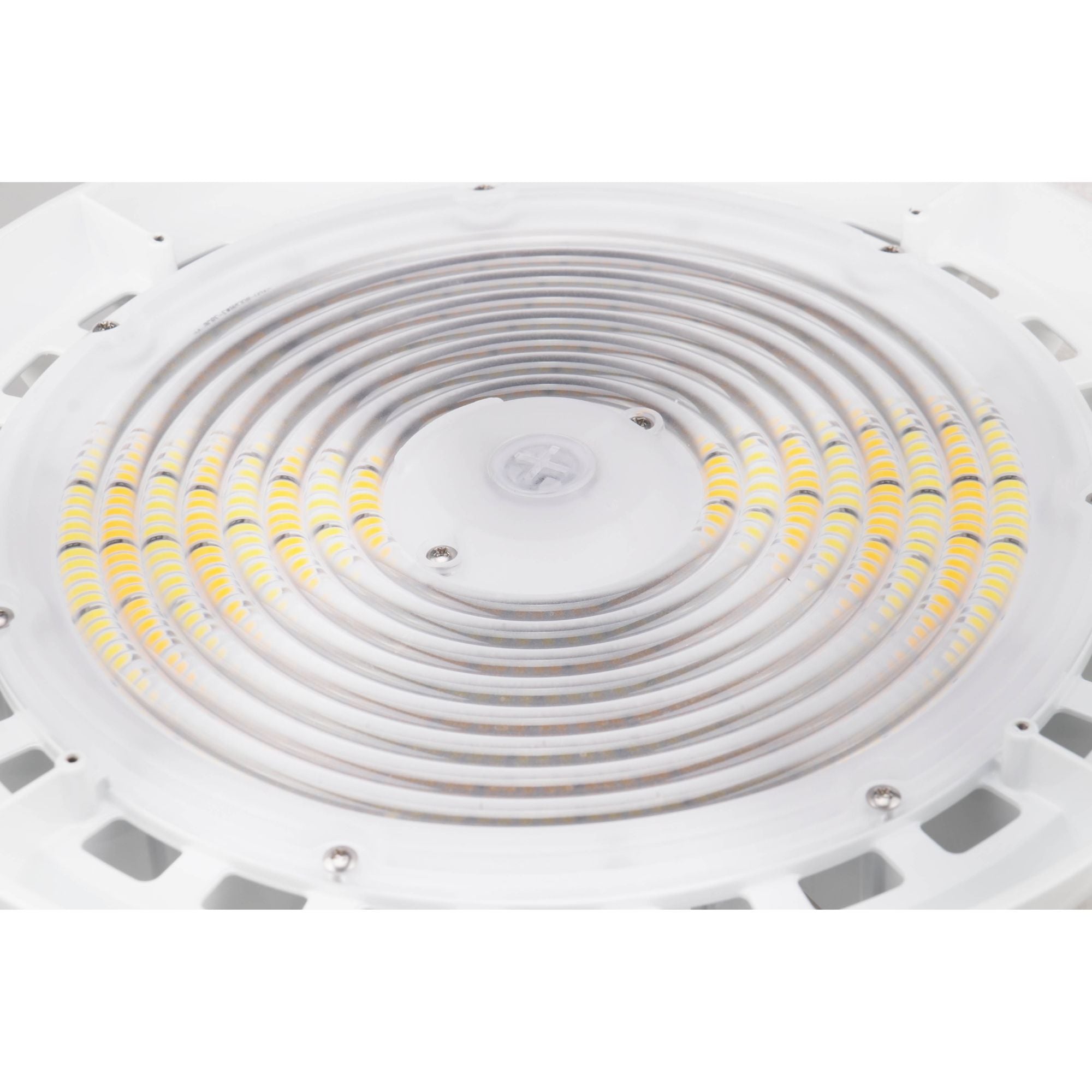 LED High Bay - 148 LM/W - Wattage Tunable (150W/120W/100W) - CCT Selectable (5000K/4000K/3500K) - UFO5 - Hook Mount - White - UL DLC 5.1