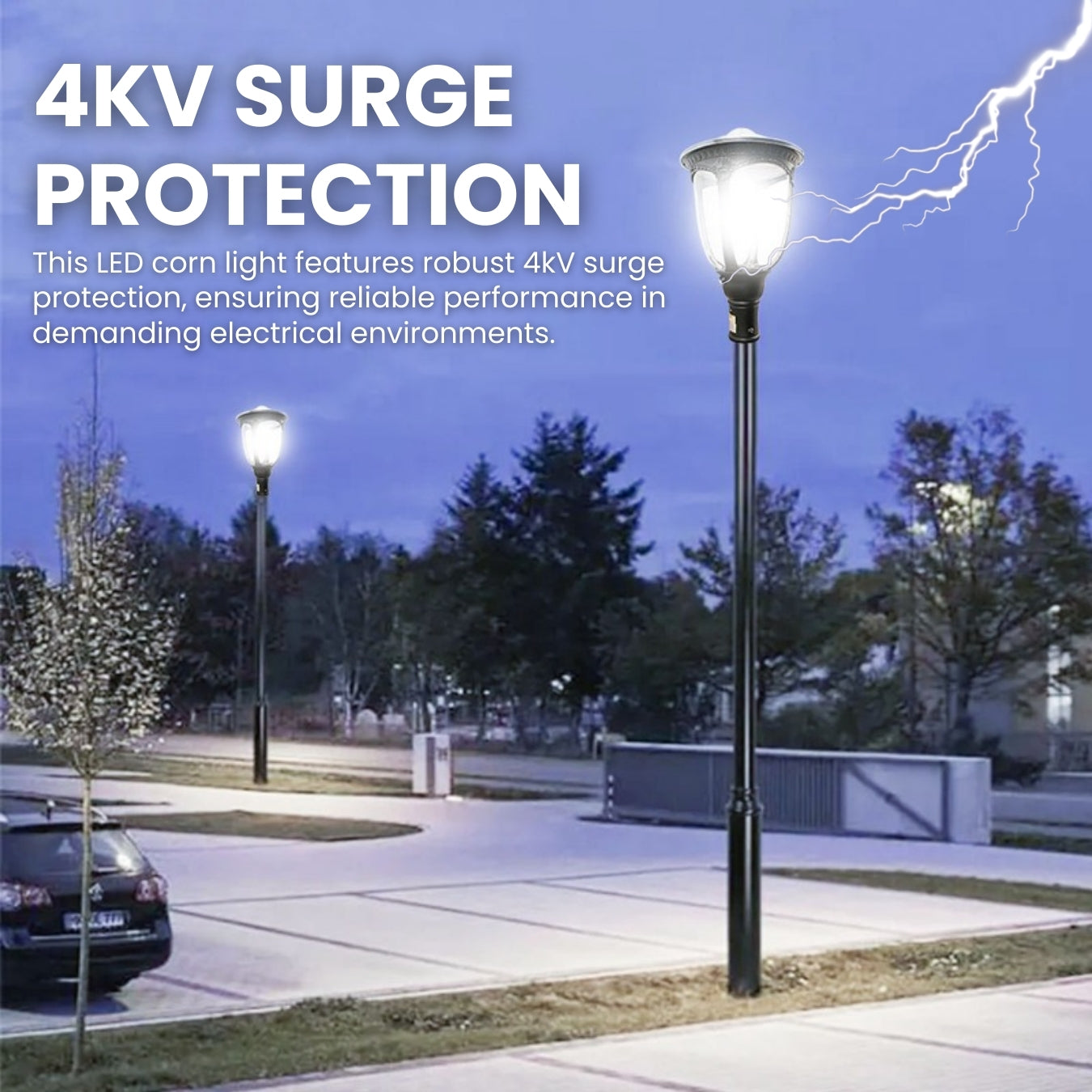 75W LED Corn Light Bulb - Replacement for Fixture 300W MH/ HPS/ HID - 3 Year Warranty - 4kV Surge Protection - (UL)