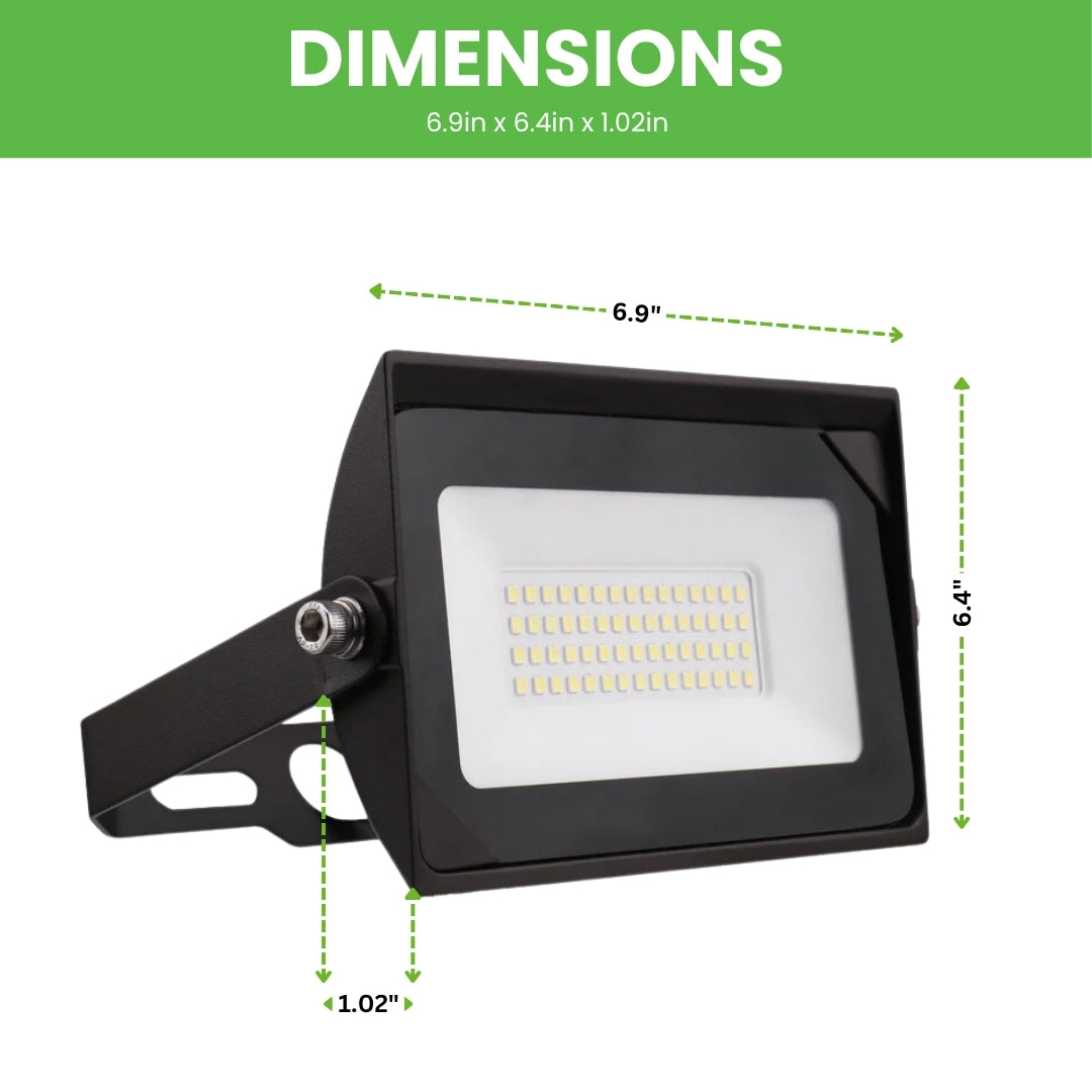 LED Flood Light - 15W - 1725LM -  Flood Mount - (UL)