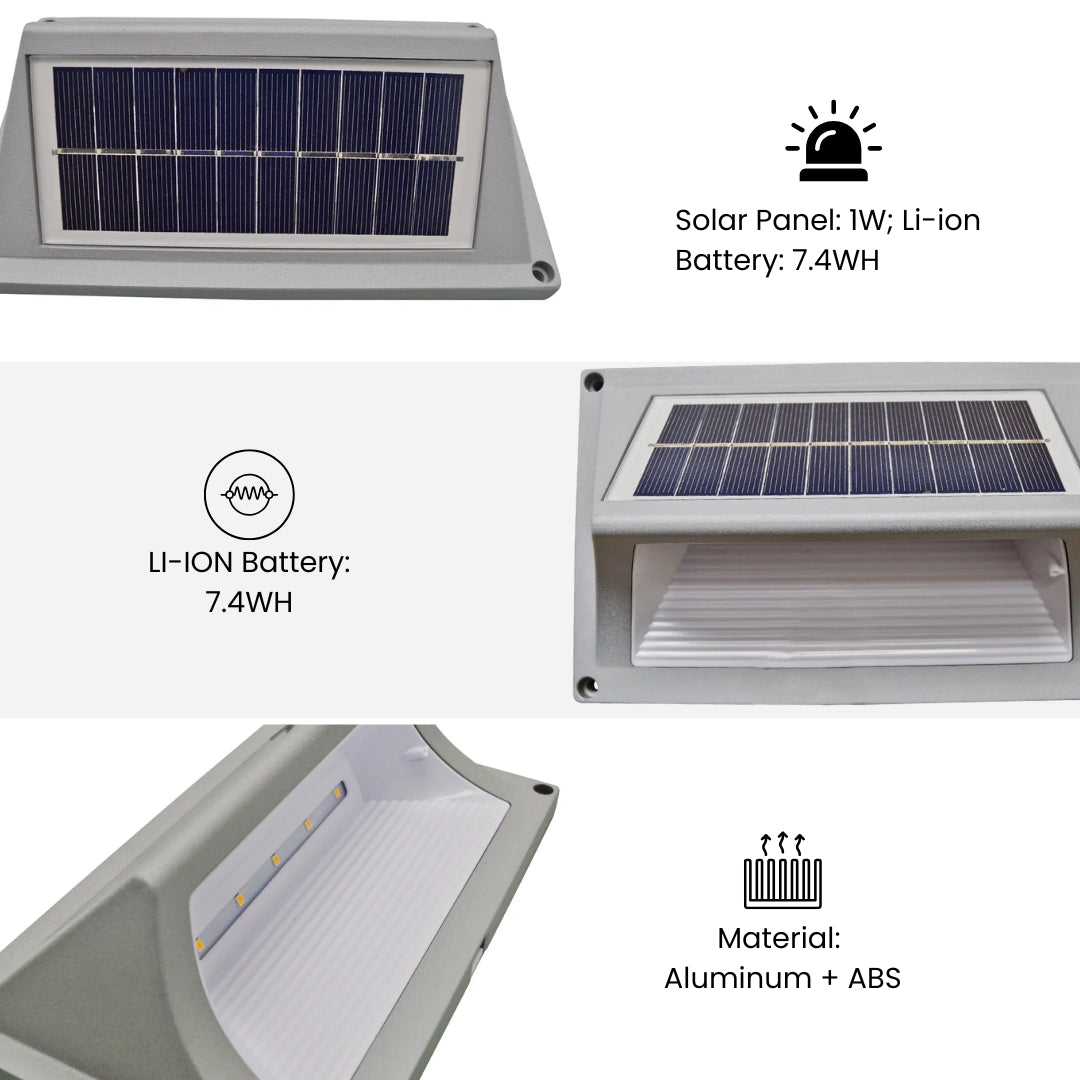 Solar Step Light - Solar Security Light - Landscape Light