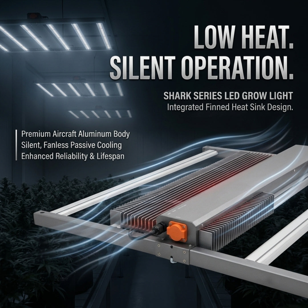 LED Grow Light 660W Shark Series | Full Spectrum Commercial Indoor Growing Light