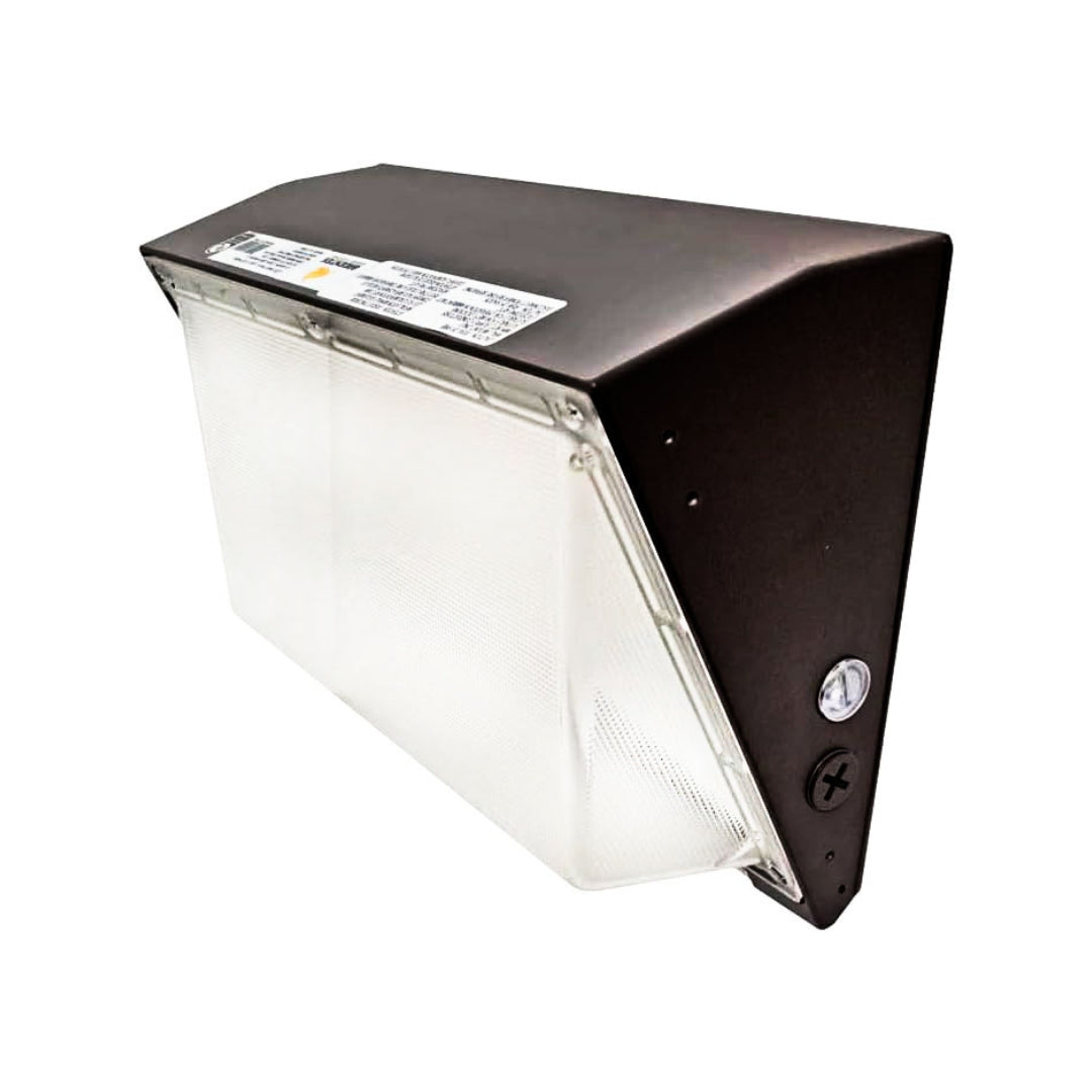LED Wall Pack Light - 60W - 9,595 Lumens - Photocell Included - SWP4 - Forward Throw - UL + DLC 5.1 Premium