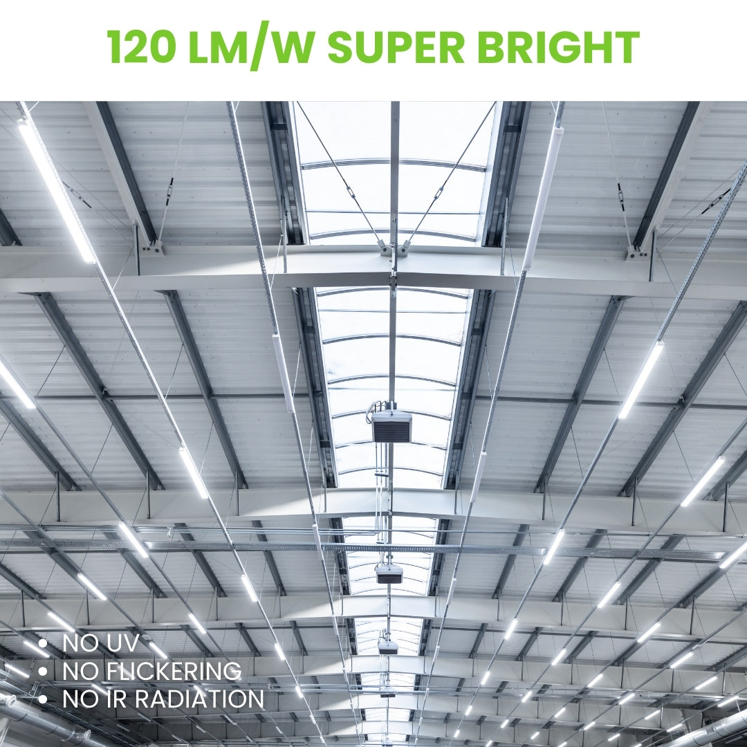 8ft 40W LED Tube - R17D Base - 20 Pack - High Output Base - Bypass - (ETL)