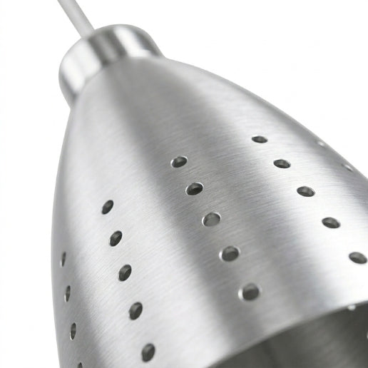 Silver Aluminum Pendant Light for Kitchen Island, Dining Room & Modern Interiors