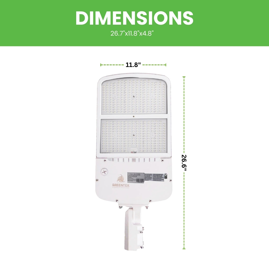 LED Street Light - 300W - 153 LM/W - CCT Tunable - Shorting Cap + 10KV Surge protection