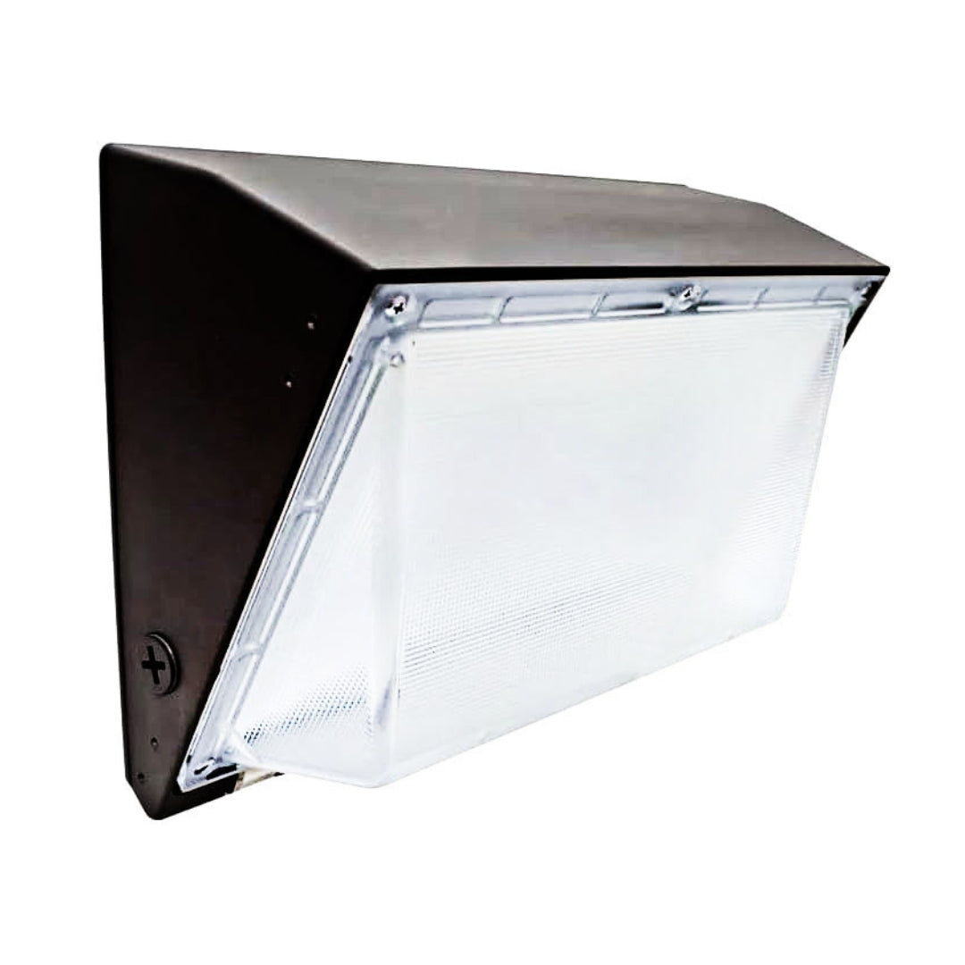LED Wall Pack Light - 60W - 9,595 Lumens - Photocell Included - SWP4 - Forward Throw - DLC Listed
