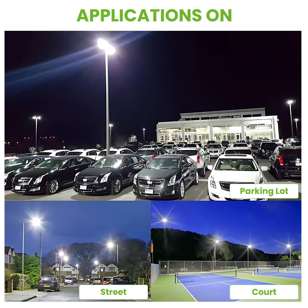 LED Street Light - 150W - 145 lm/w - Tunable CCT - Shorting Cap + 10KV Surge protection - Direct Mount - AL5 Series - UL+DLC 5.1