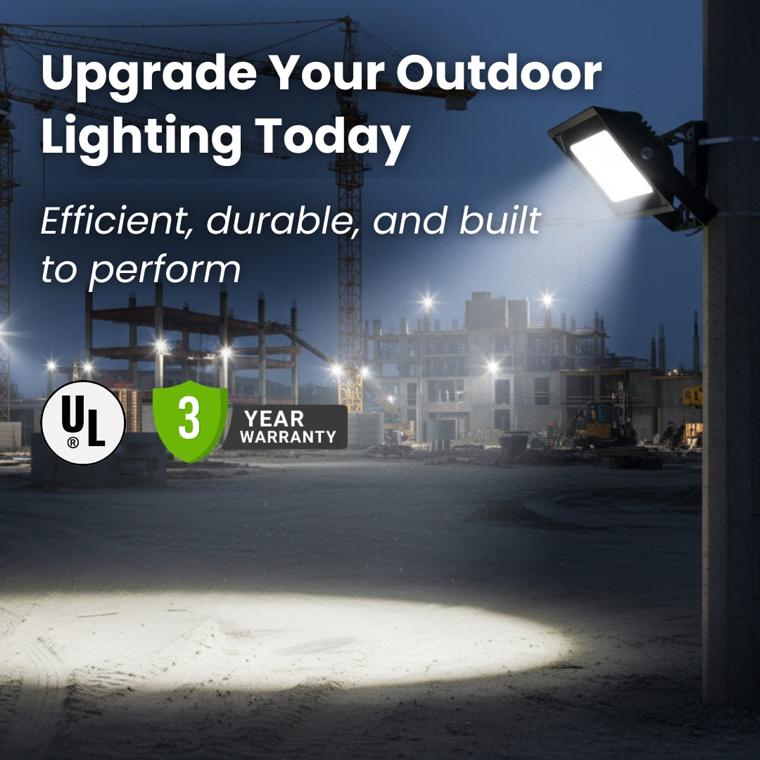 LED Flood Light - 50W - 5750LM -  Flood Mount - (UL)