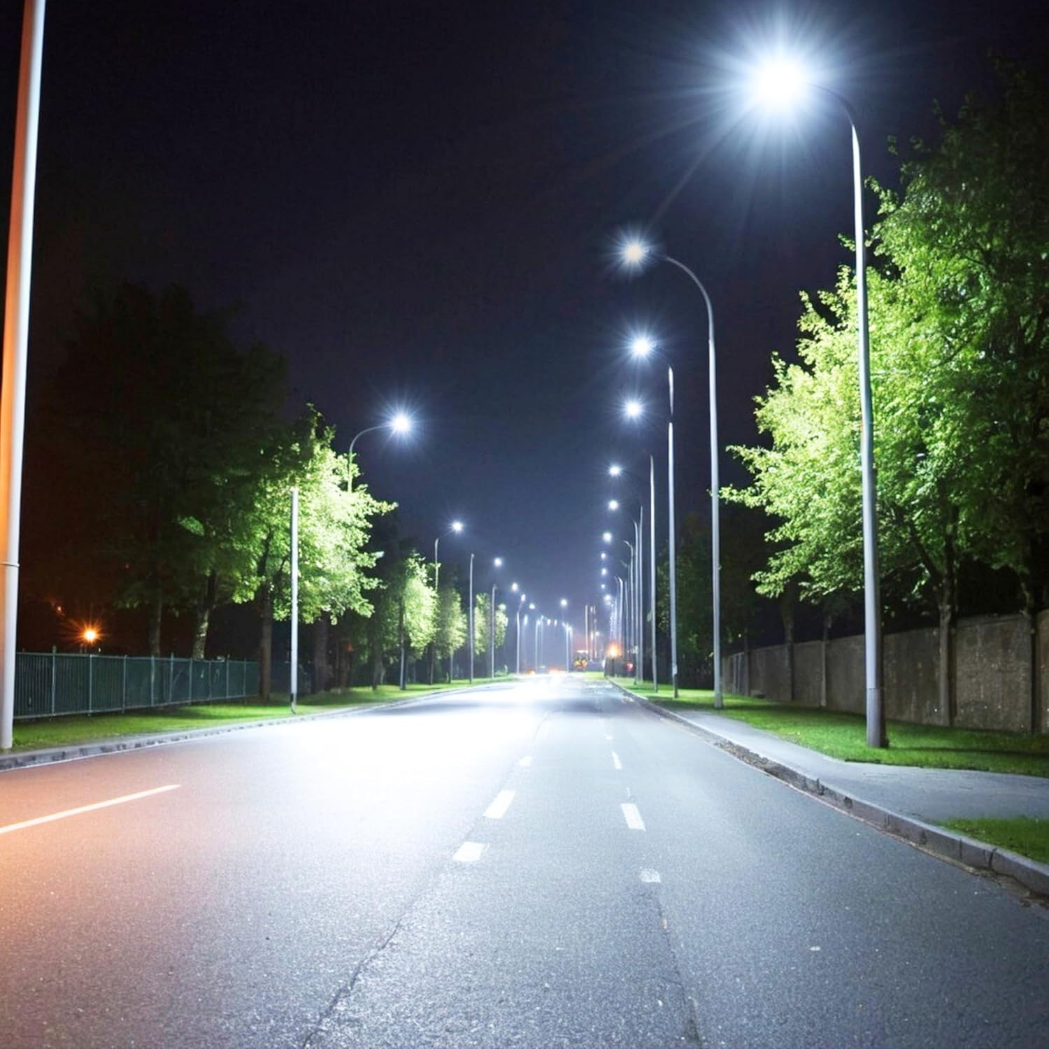 LED Street Light - 240W - Outdoor LED Luminaire Slip Fitter Mount  - With Shorting Cap