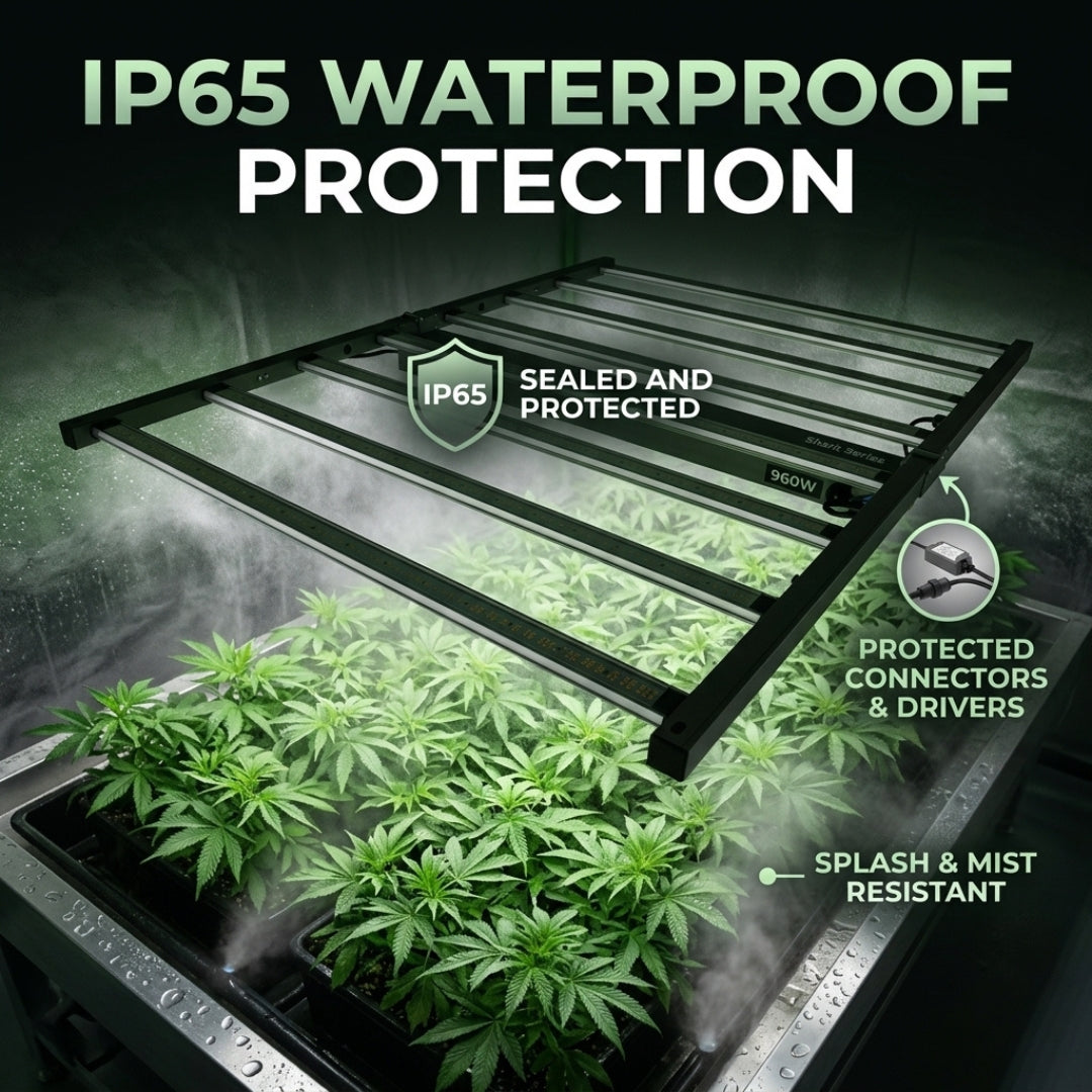 960W LED Grow Light - Shark Series Full Spectrum Commercial Grow Light