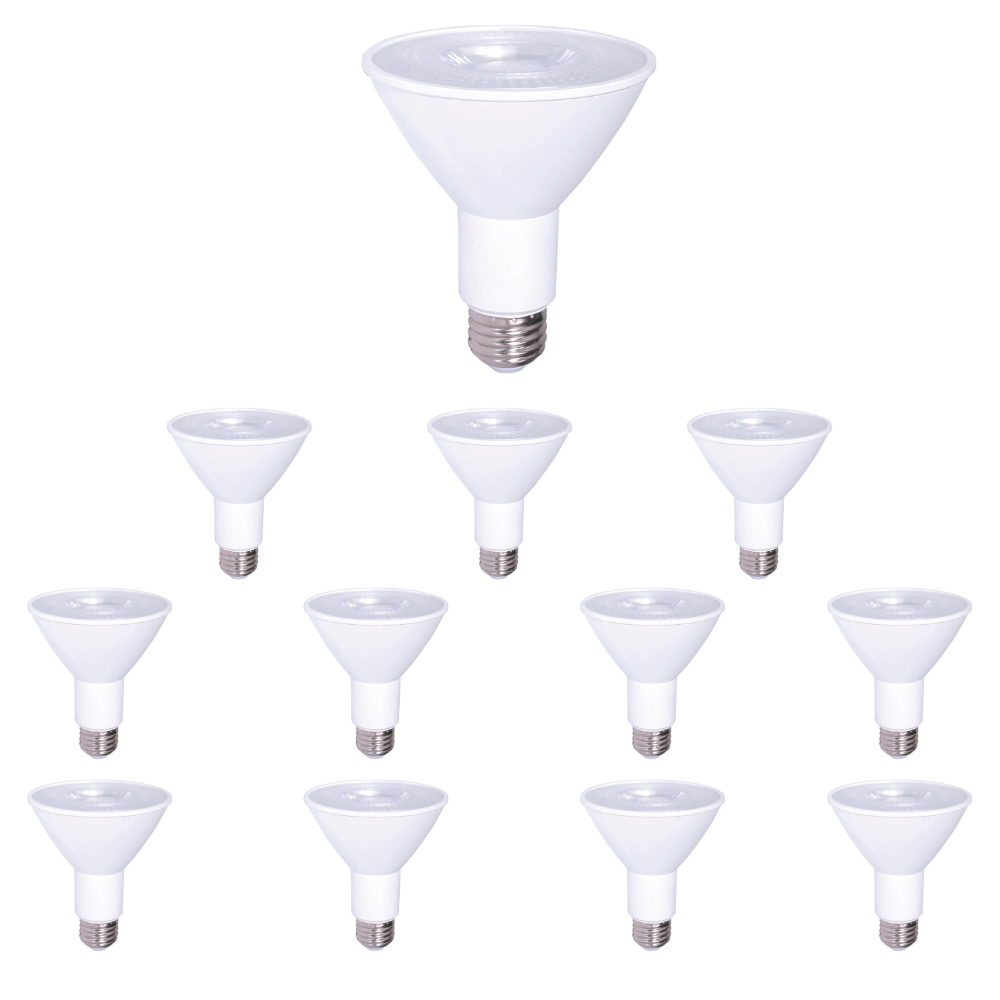 LED PAR30 10W - 800lm - 40° - Dimmable - 12 Pack -  UL