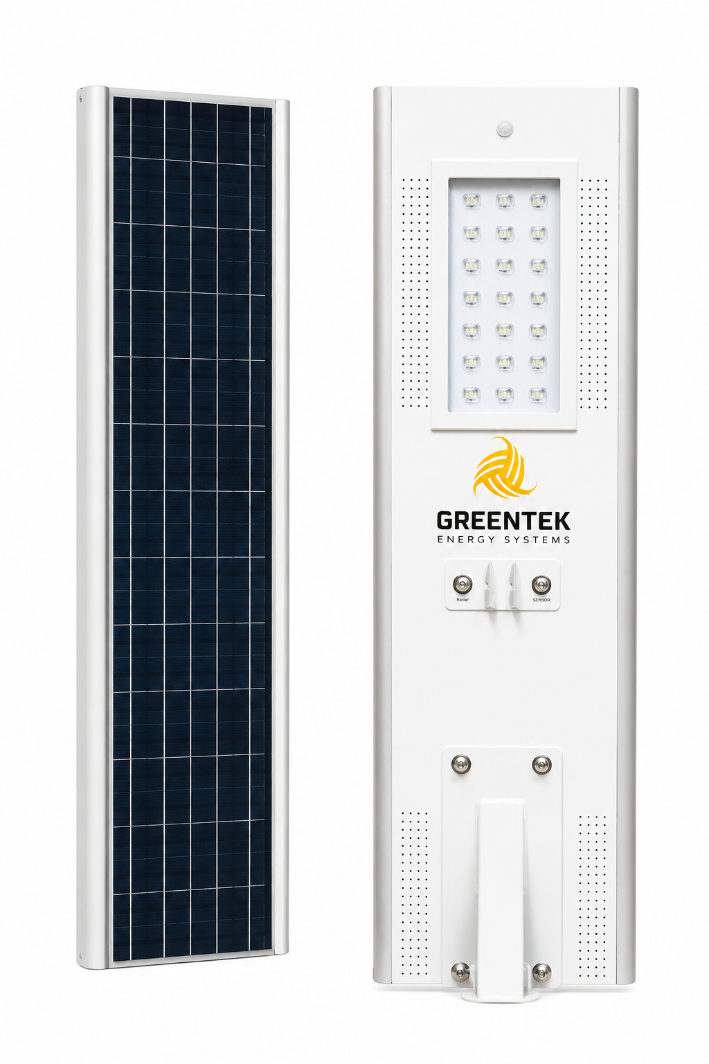 40W All-in-One Solar Street Light with PIR Motion Sensor | 4000-4300 Lumens