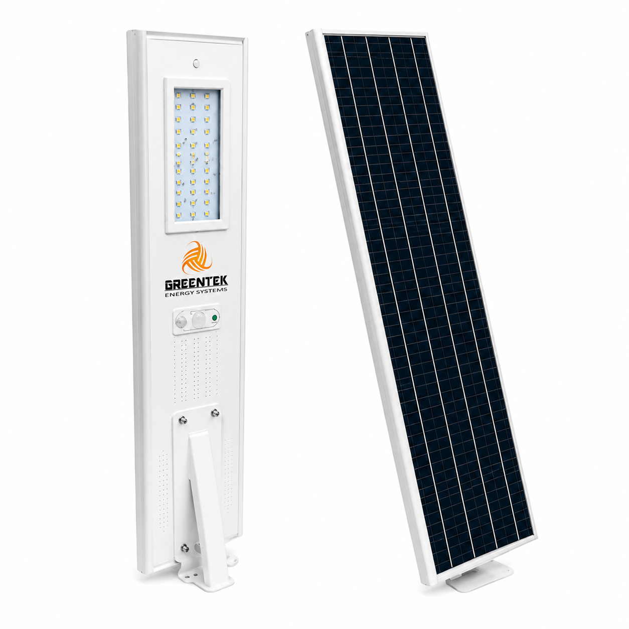 40W All-in-One Solar Street Light with PIR Motion Sensor | 4000-4300 Lumens