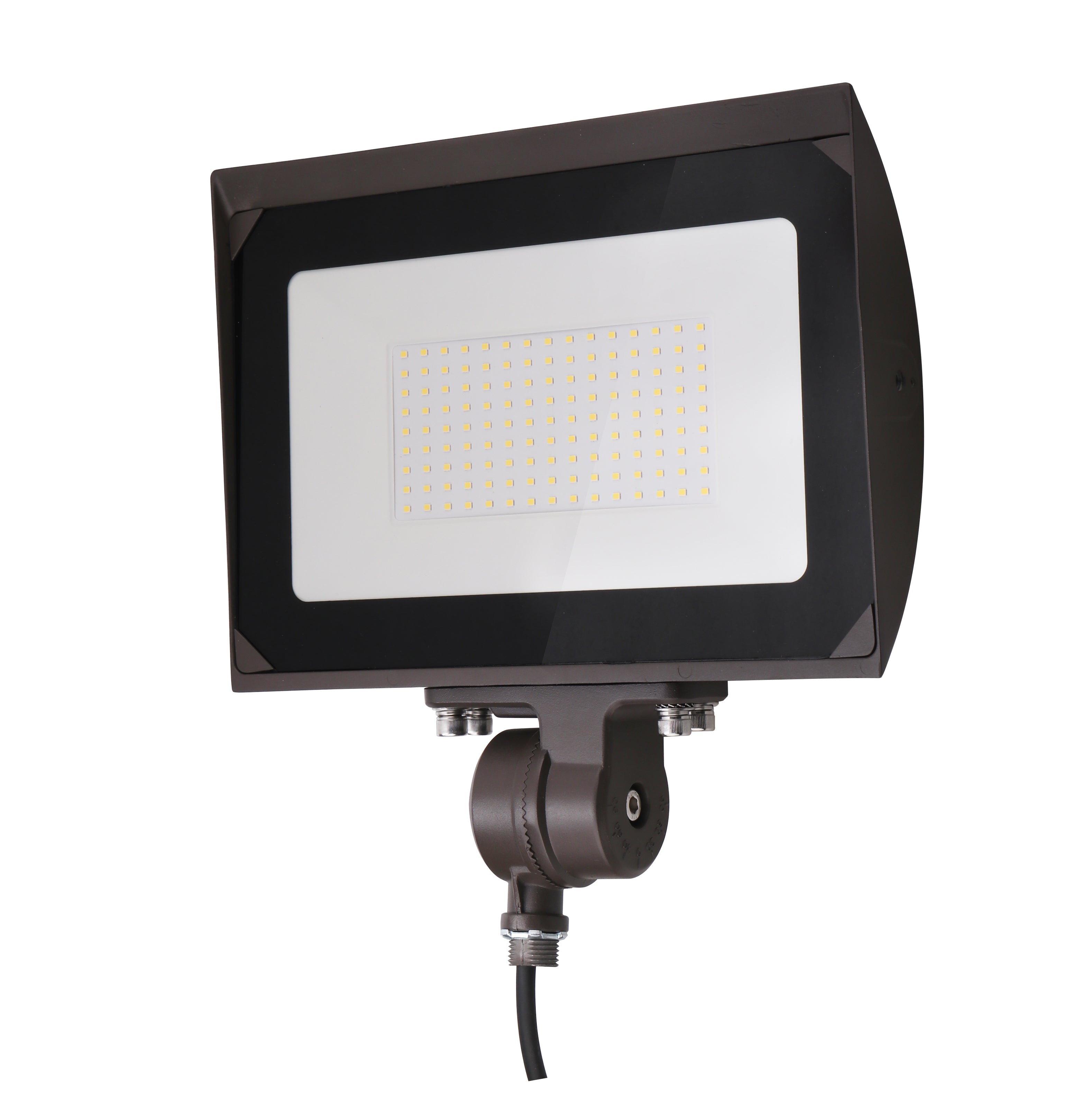 LED Flood Light - 100W - 11500LM -  Knuckle Mount - Landscape - (UL)