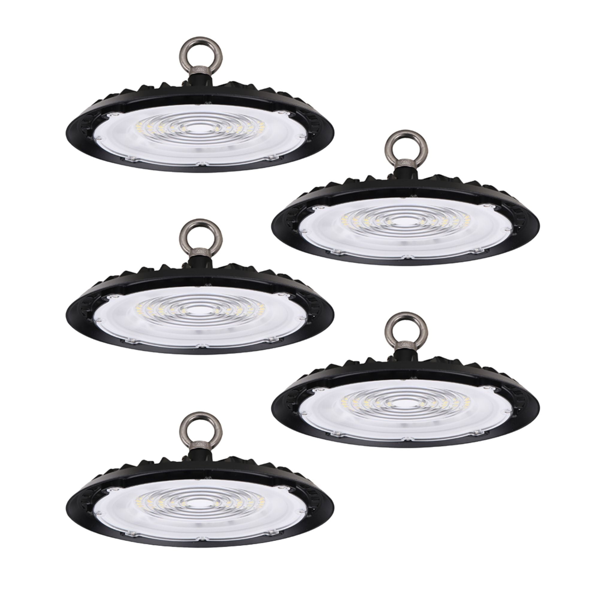 LED High Bay - 240W - 5 Pack - 27,000 Lumens - Slim UFO - Hook Mount - UFO Series - UL