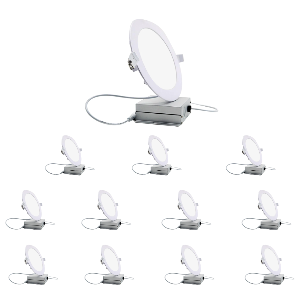 LED Downlight driver remote - 6inch - 12.5W - 800lm - CRI80 - Dimmable - 12 Pack - ETL