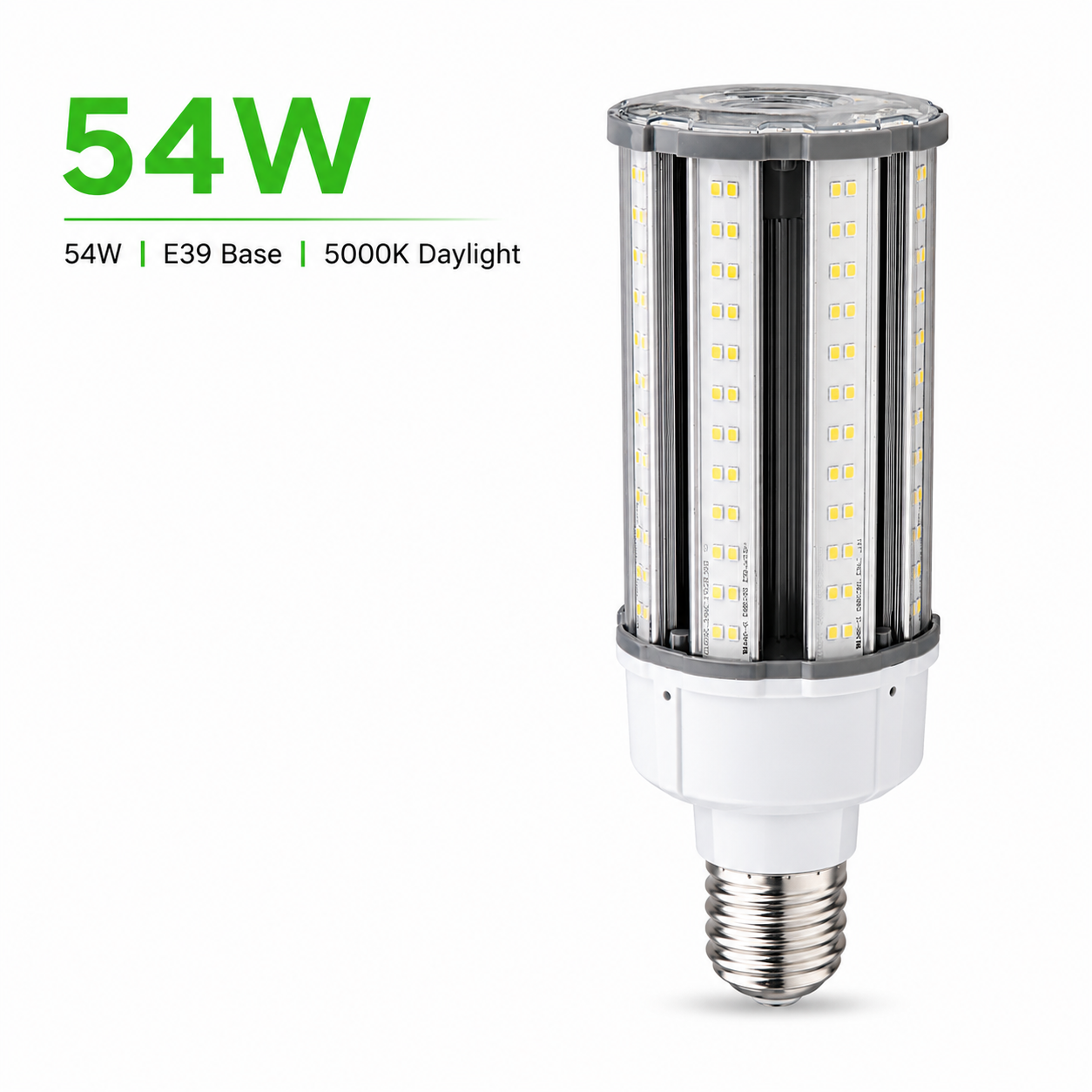 高出力LEDランプE39 PR58-100K0-V-cblaE39-T6WD60C8 LED Corn Bulb CB8 | Wattage Selectable | E26 & E39 Base