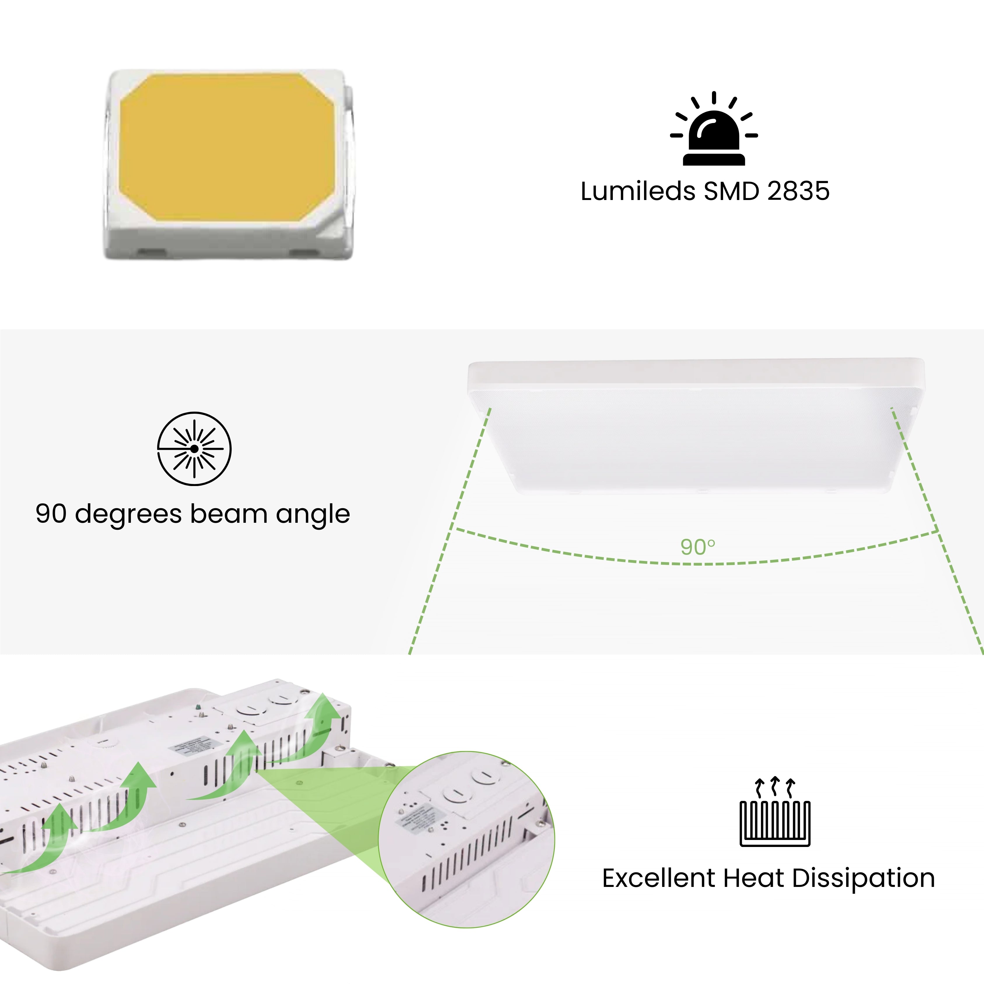 110W LED Linear High Bay | 110W LED Linear High Bay 1.2ft Chain