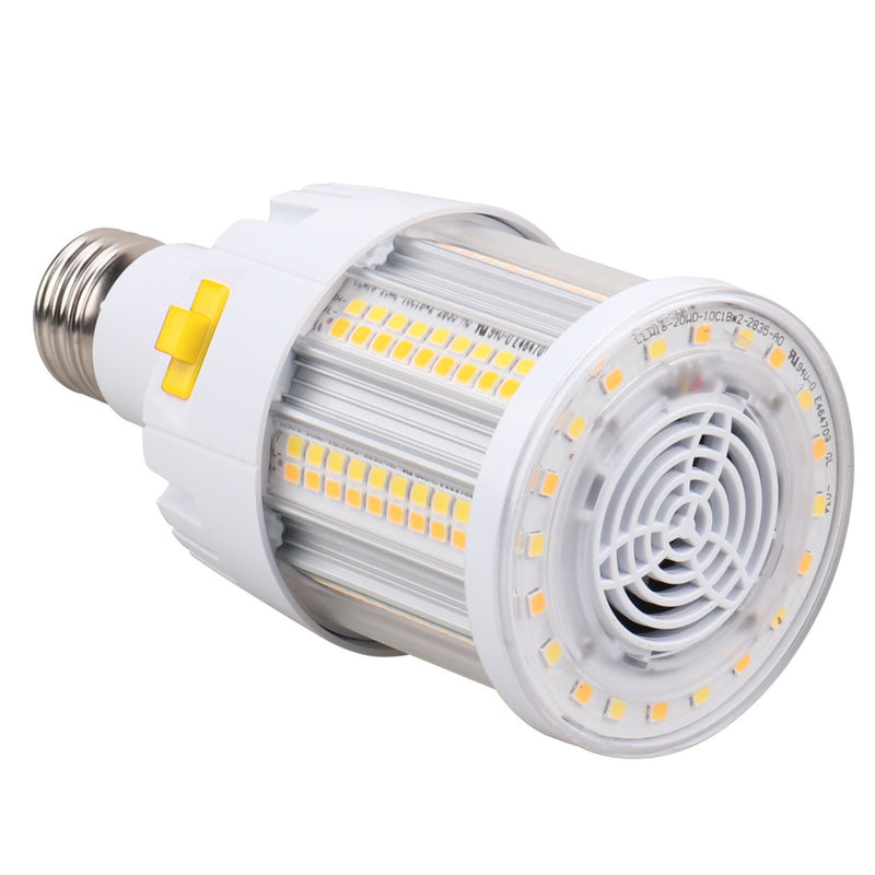 35W LED Corn Bulb - Selectable Wattages (18W/26W/35W) & Color Tunable - HID Replacement - CB9 - E26 -5 Year Warranty - (UL+DLC)