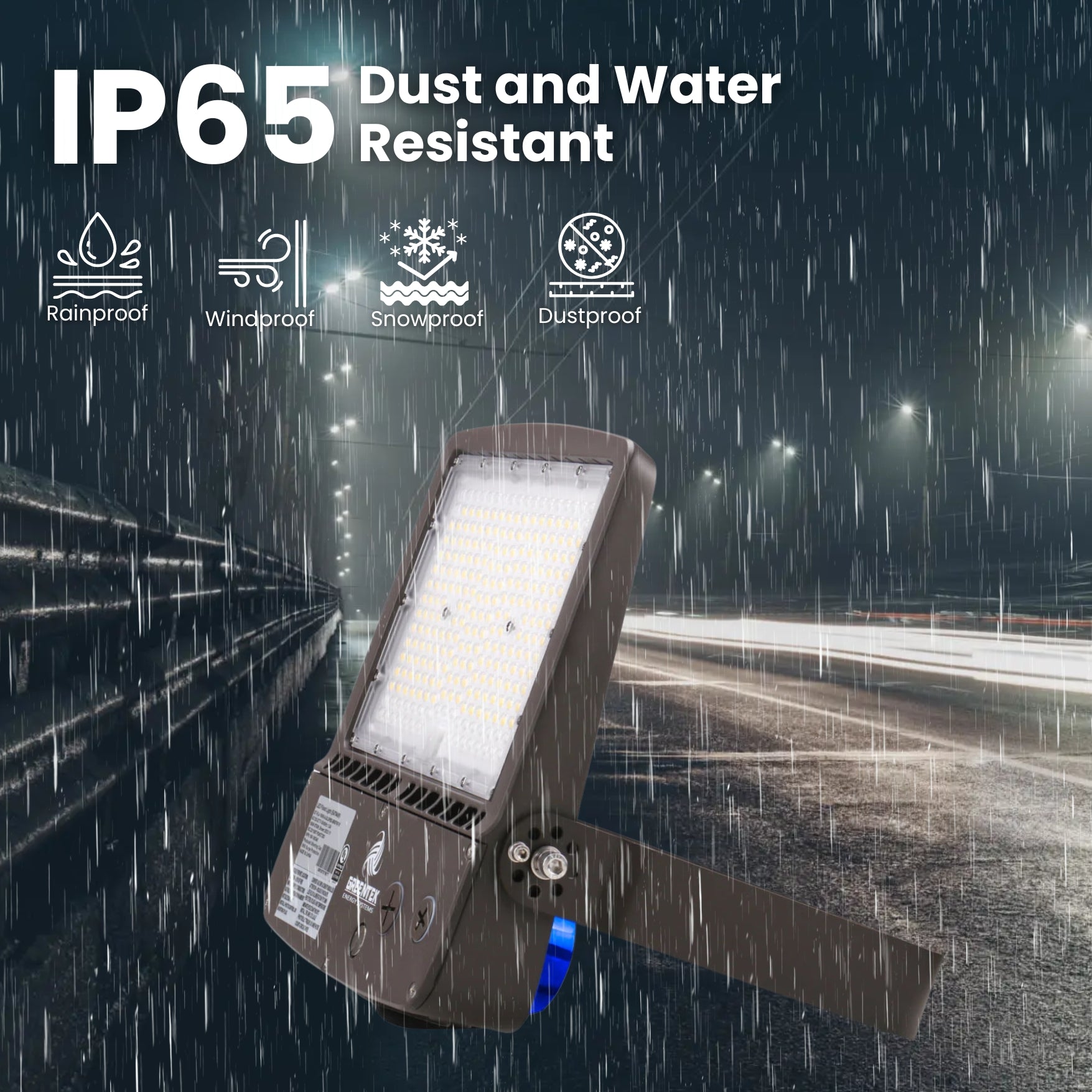 LED Flood Light - FL4 - 150W - 21000 LM -  DC Photocell - Flood Mount - DLC